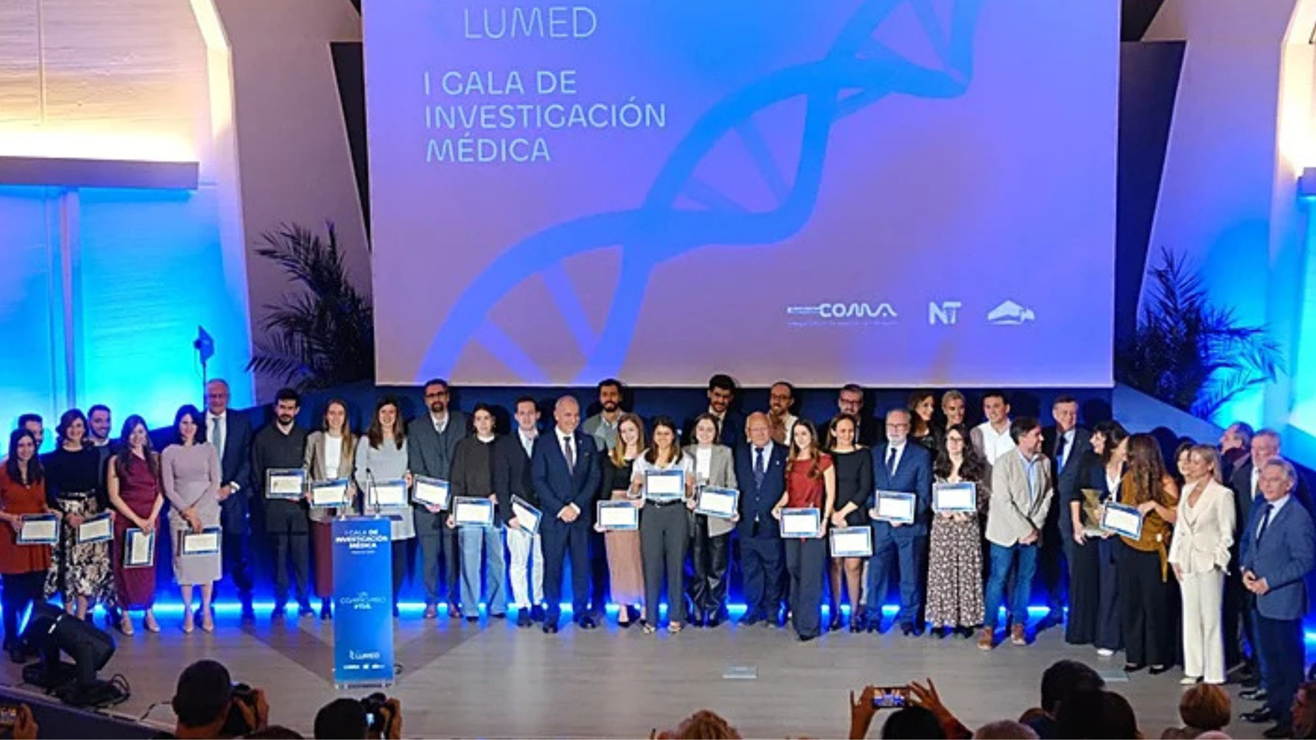 La investigación médica de Alicante celebra su gran noche en la I Gala Becas LUMED